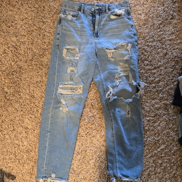 American Eagle Outfitters Denim - Light Blue Distressed Women’s Jeans